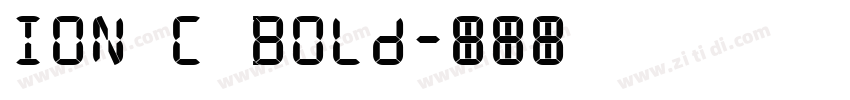 ION C Bold字体转换